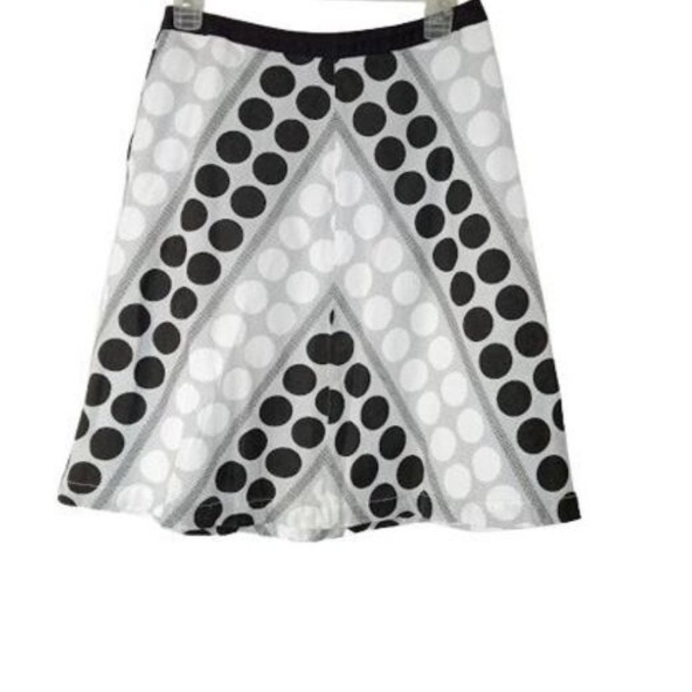 Bushwacker Big Polka A Line Skirt Cotton Zip